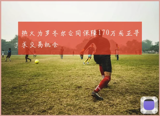 热火为罗齐尔合同保障170万或正寻求交易机会